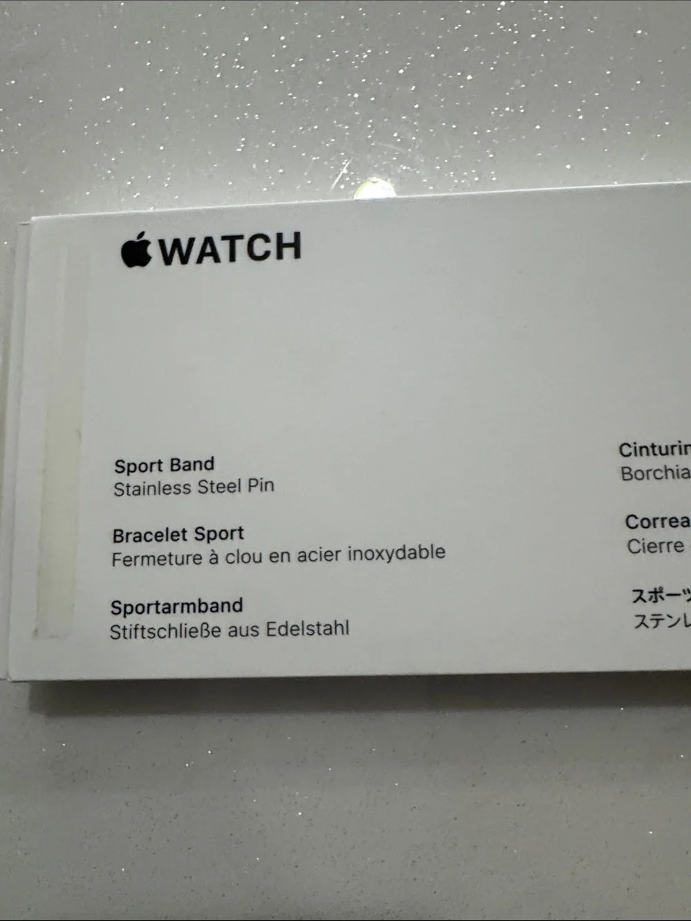 Apple Silicone Watch Band in Light Beige